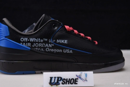 SP Retro O-W Jordan Black Low Blue Air 2 DJ4375-004 DJ4375-004 0522
